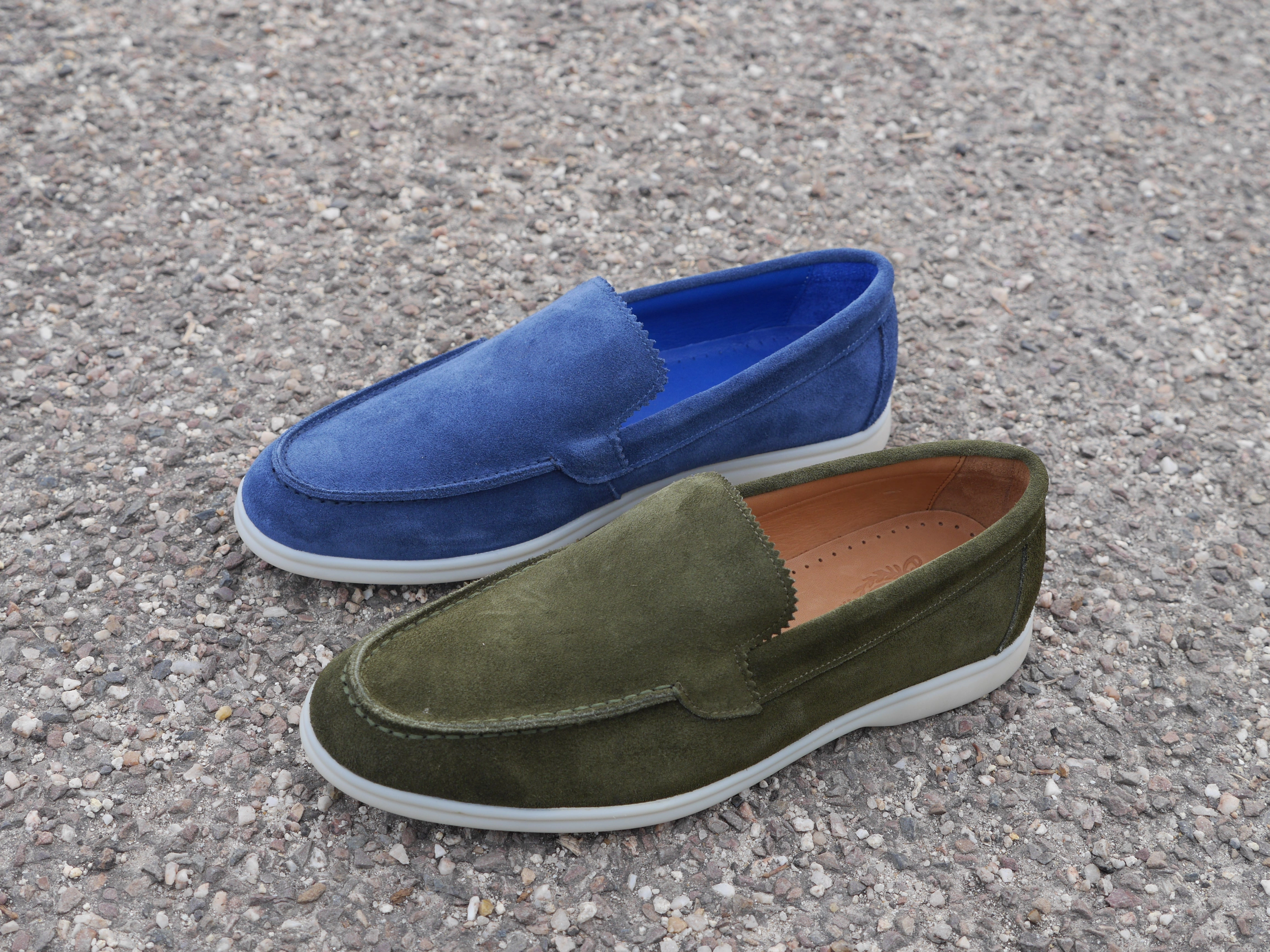 Martens Adrian Smooth Leather Tassel Loafers 6398 - Khaki