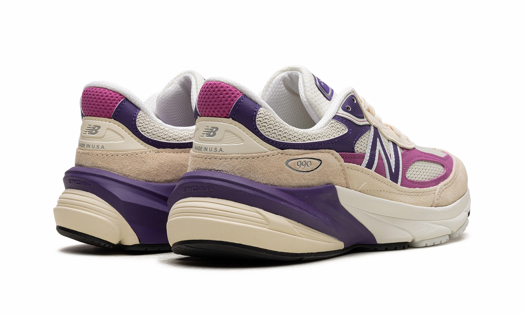 990v6 "Made in USA - Macadamia Nut Magenta" New Balance 9060 Olive