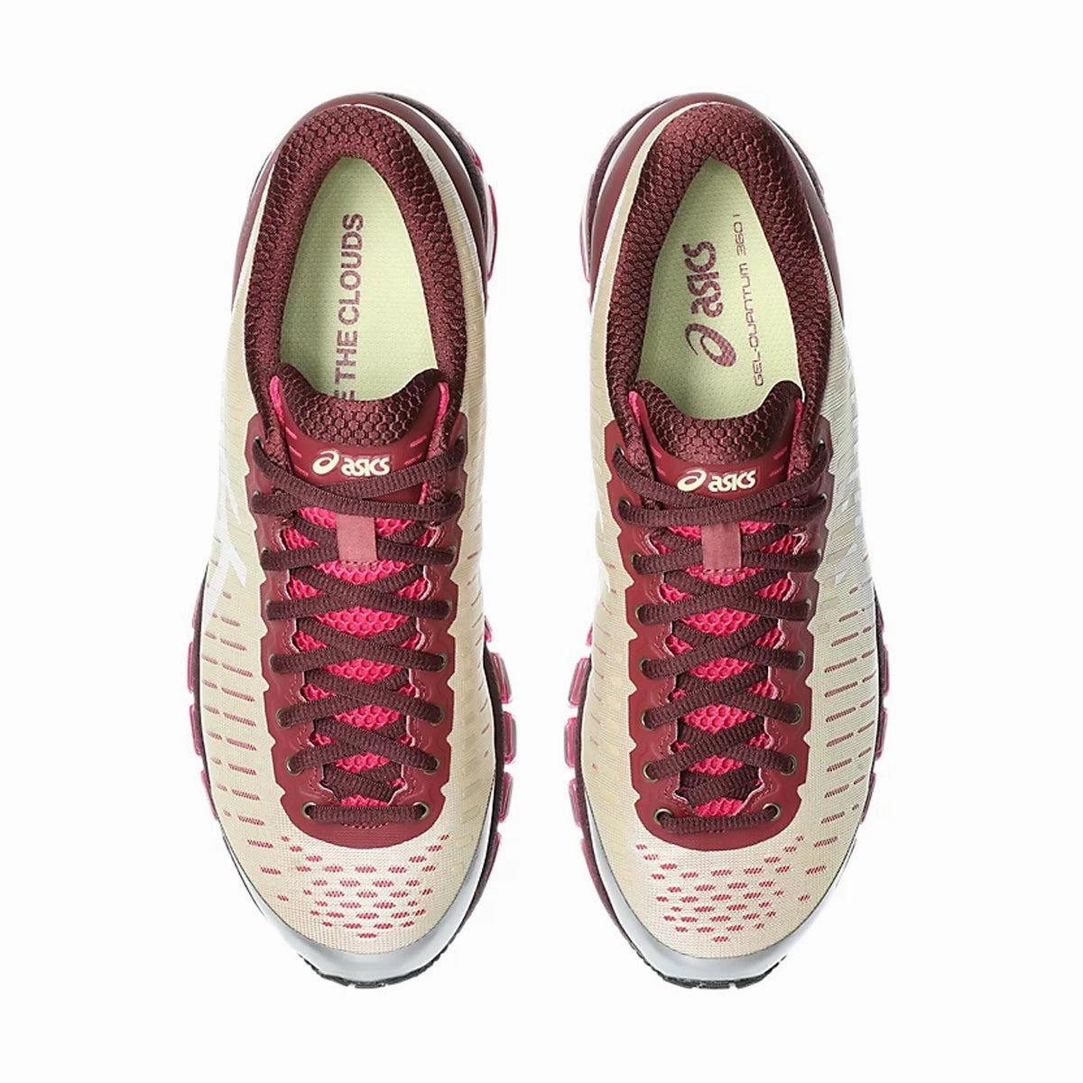 Asics Gel Kayano 28 Running Shoes   Above The Clouds GEL-Quantum 360 I 'Soft Yellow Brisket Red'