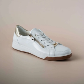 Ara - 34432-83 - Rei Low - White Patent 