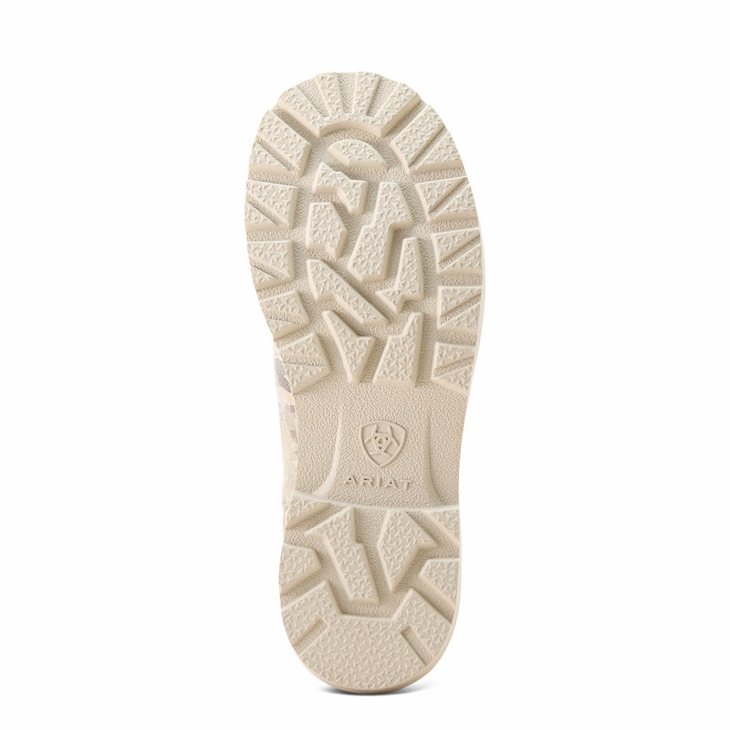 Flat Sole Hiking Shoes 'Ariat' Women's Chelsea Fatbaby Twin Gore - Pearlized Camo