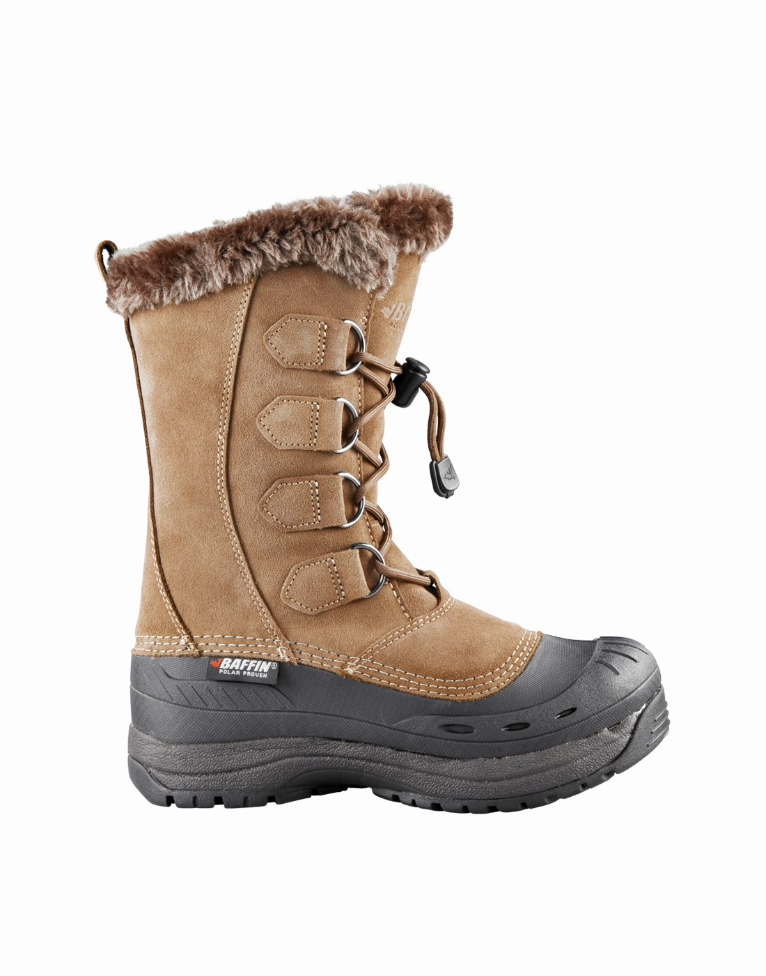 'Baffin' Women's 11" Chloe Insulated WP Boot - Taupe Budget Hiking Shoes