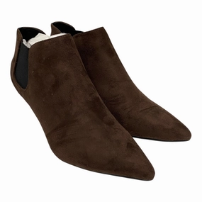  Boots Ankle Heels By Cme In Brown, Size:8
