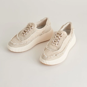  DOLEN FRAY SNEAKERS SAND CANVAS - re:vita