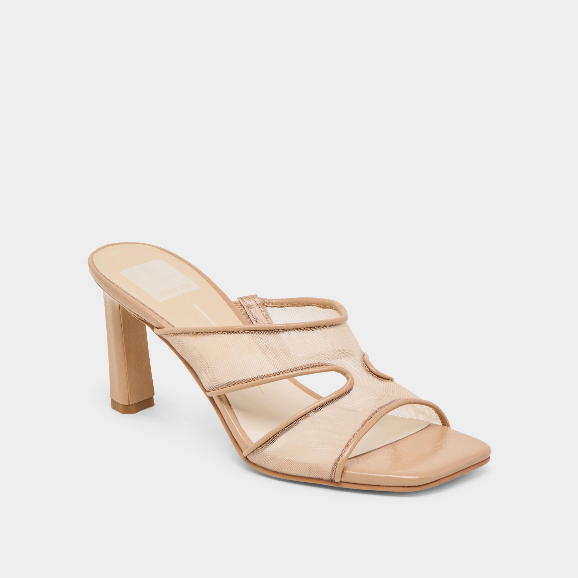 GITEL HEELS LIGHT TAN MESH