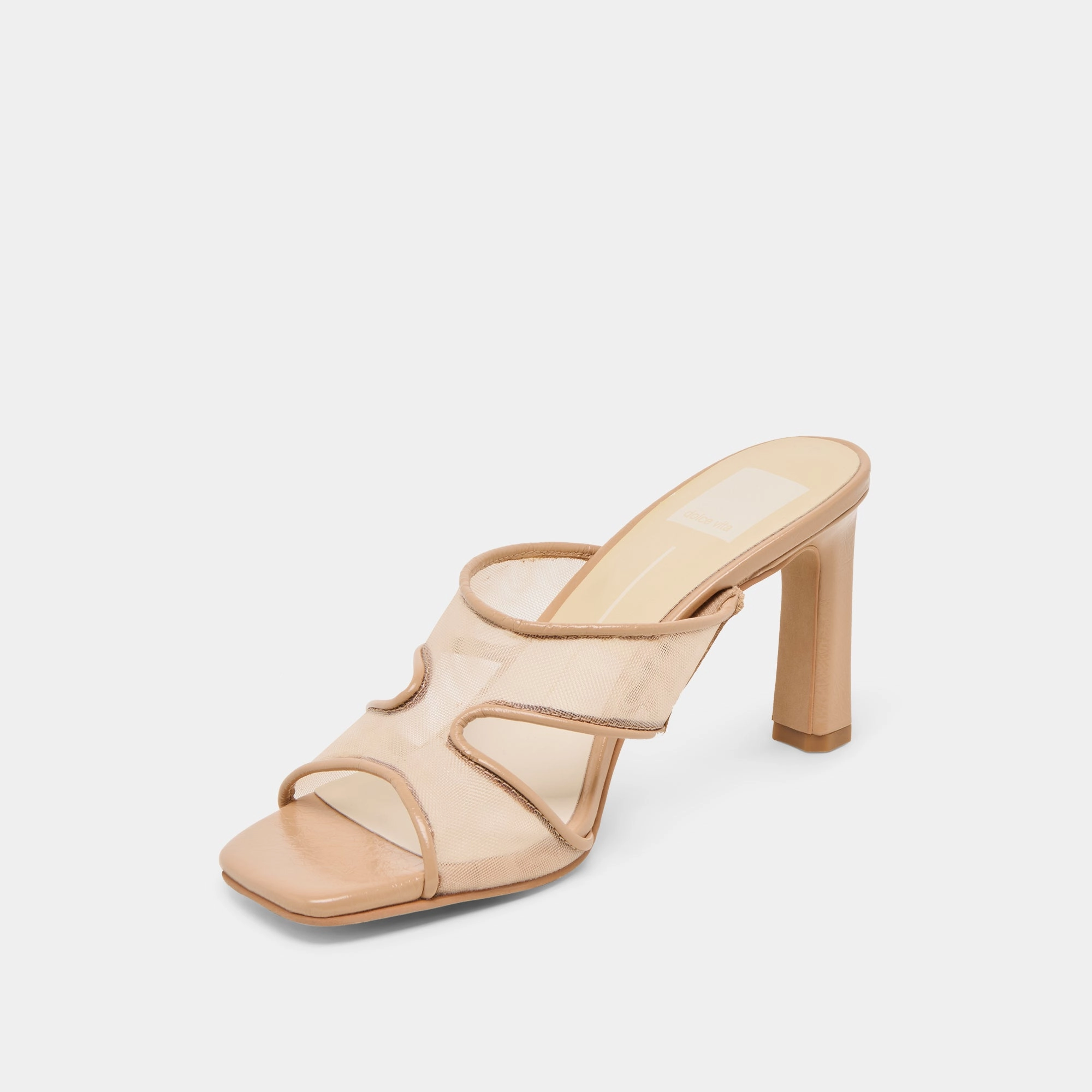 GITEL HEELS LIGHT TAN MESH