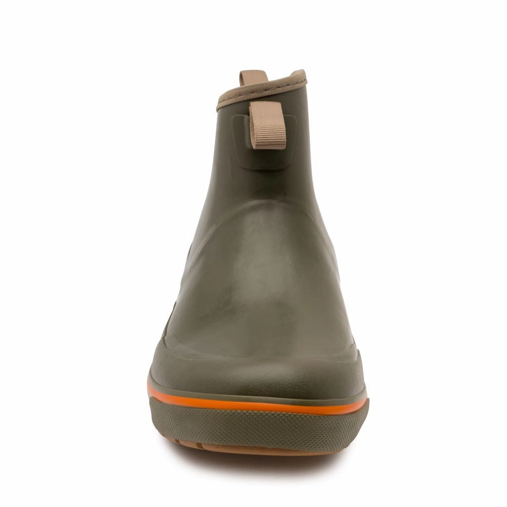 'Grundens' Men's 6" Deck-Boss WP Ankle Boot - Brindle Waterproof Hiking Shoe Covers