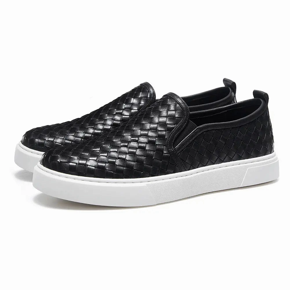 Hand-Woven Casual Dress Sneakers
