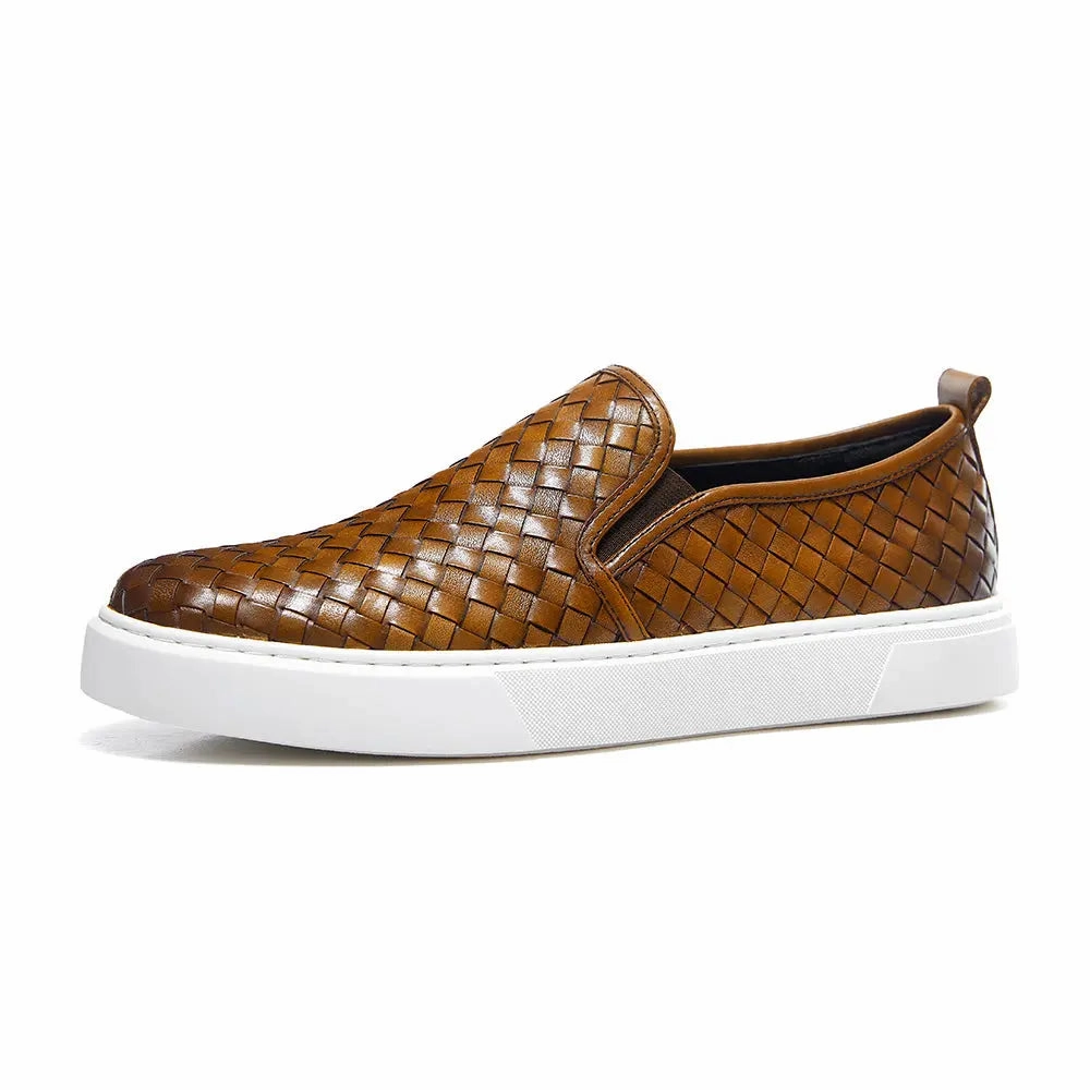 Hand-Woven Casual Dress Sneakers