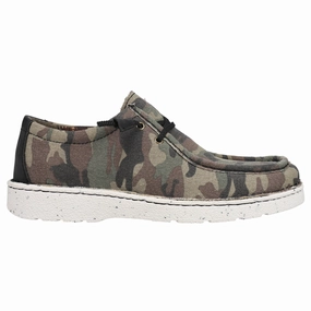  Hazer Camo Moc Toe Slip On Shoes