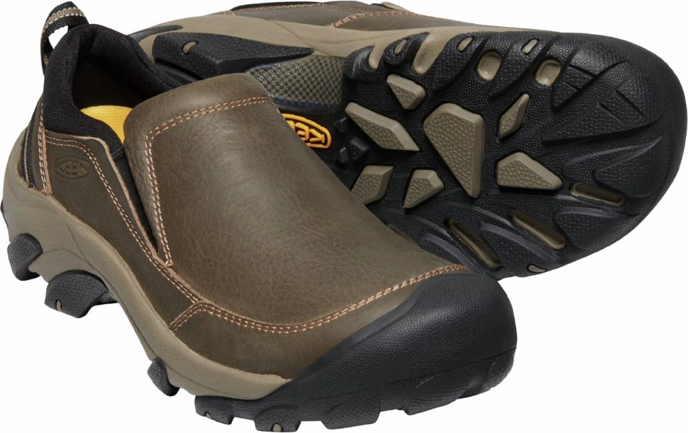 'Keen Outdoor' Men's Targhee II Soho Slip On - Grey / Black Breaking In Hiking Shoes