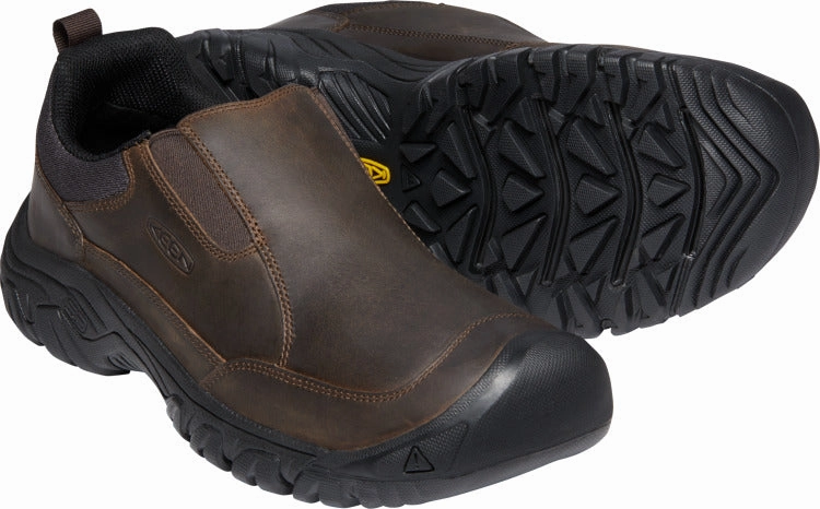 'Keen Outdoor' Men's Targhee III Slip On - Dark Earth / Mulch Steel Beam Climbing Shoes