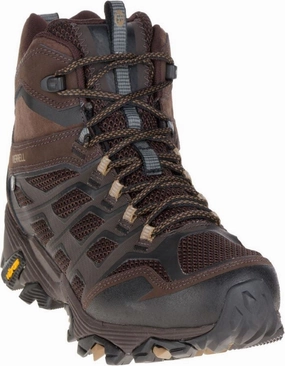 Hiking Shoes Bottom 'Merrell' Men's Moab FST Mid WP - Brown