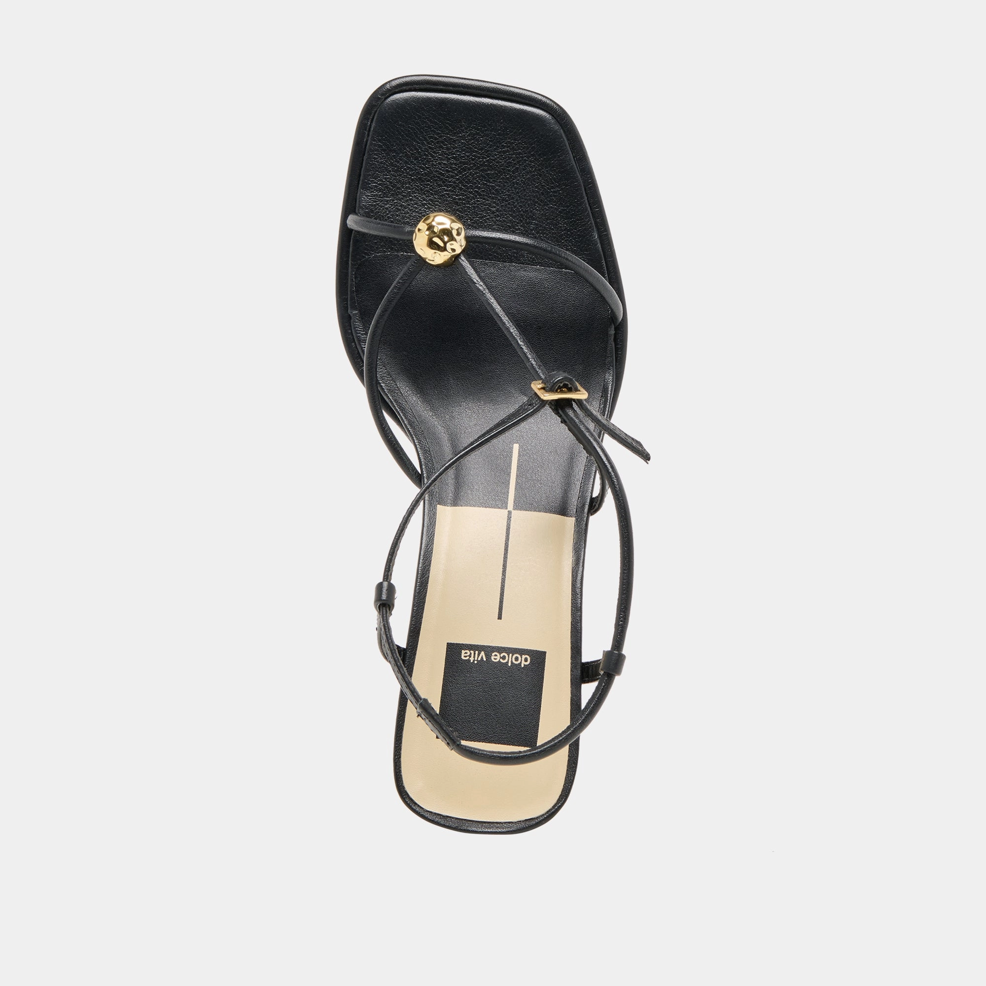 MYLEE HEELS BLACK LEATHER