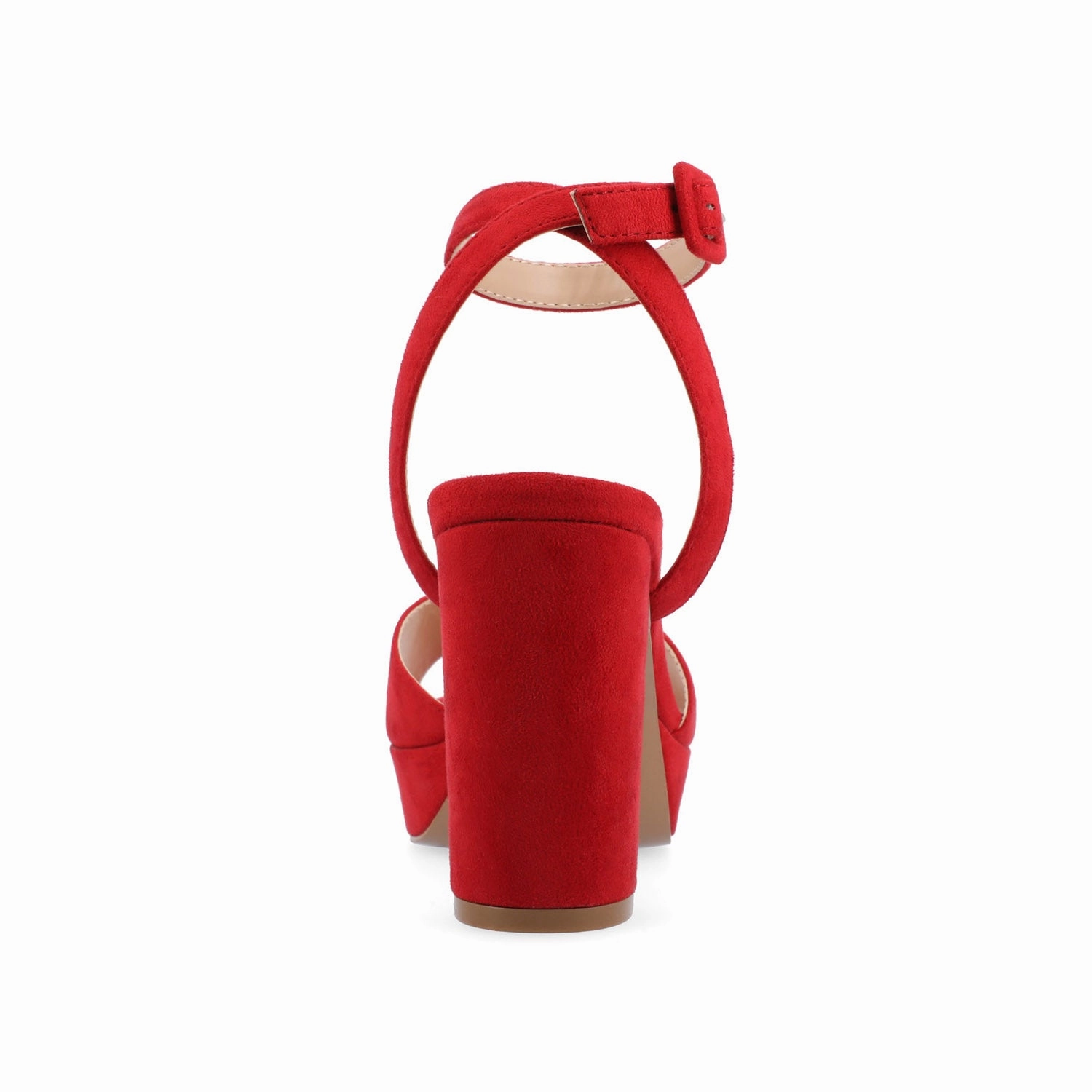 NAIRRI VEGAN LEATHER STRAPPY HEELS IN WIDE