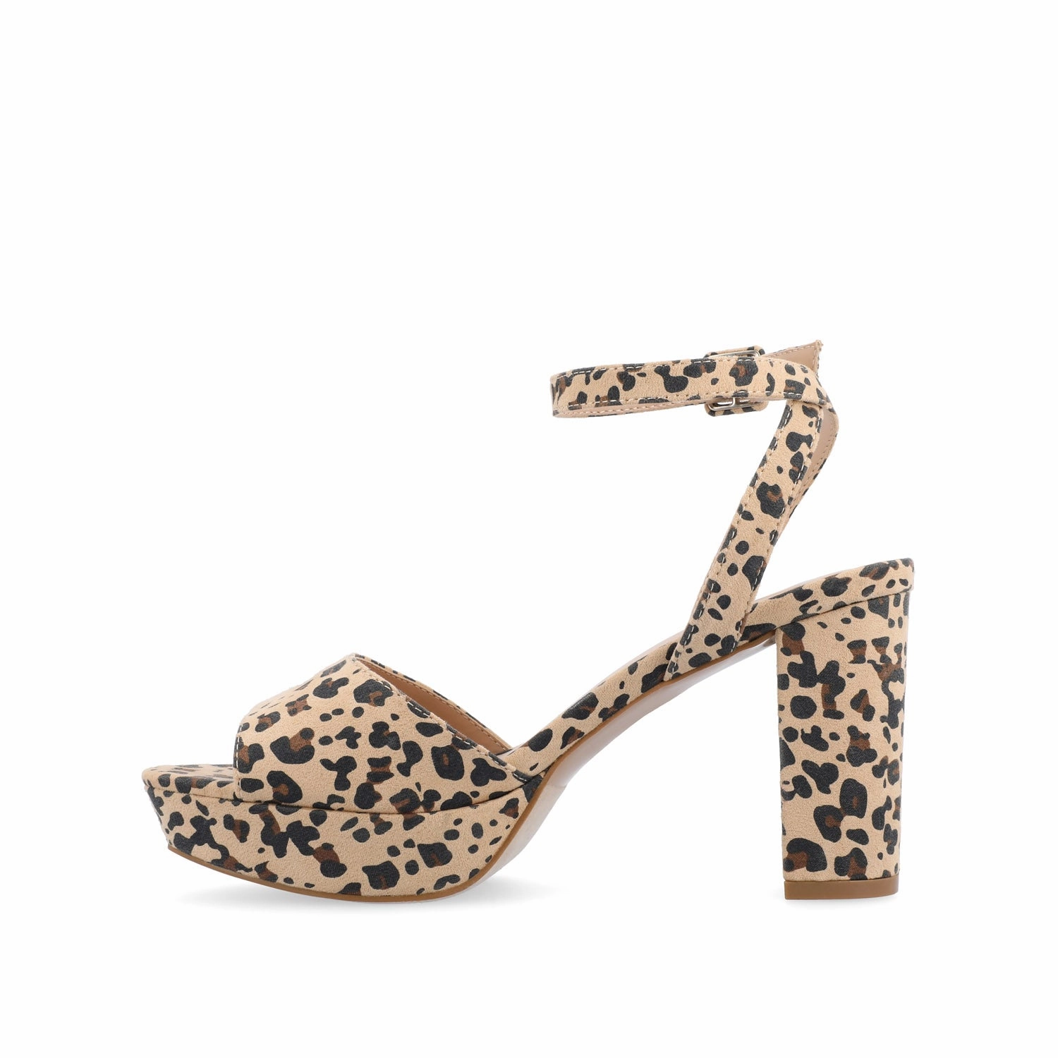 NAIRRI VEGAN LEATHER STRAPPY HEELS IN WIDE