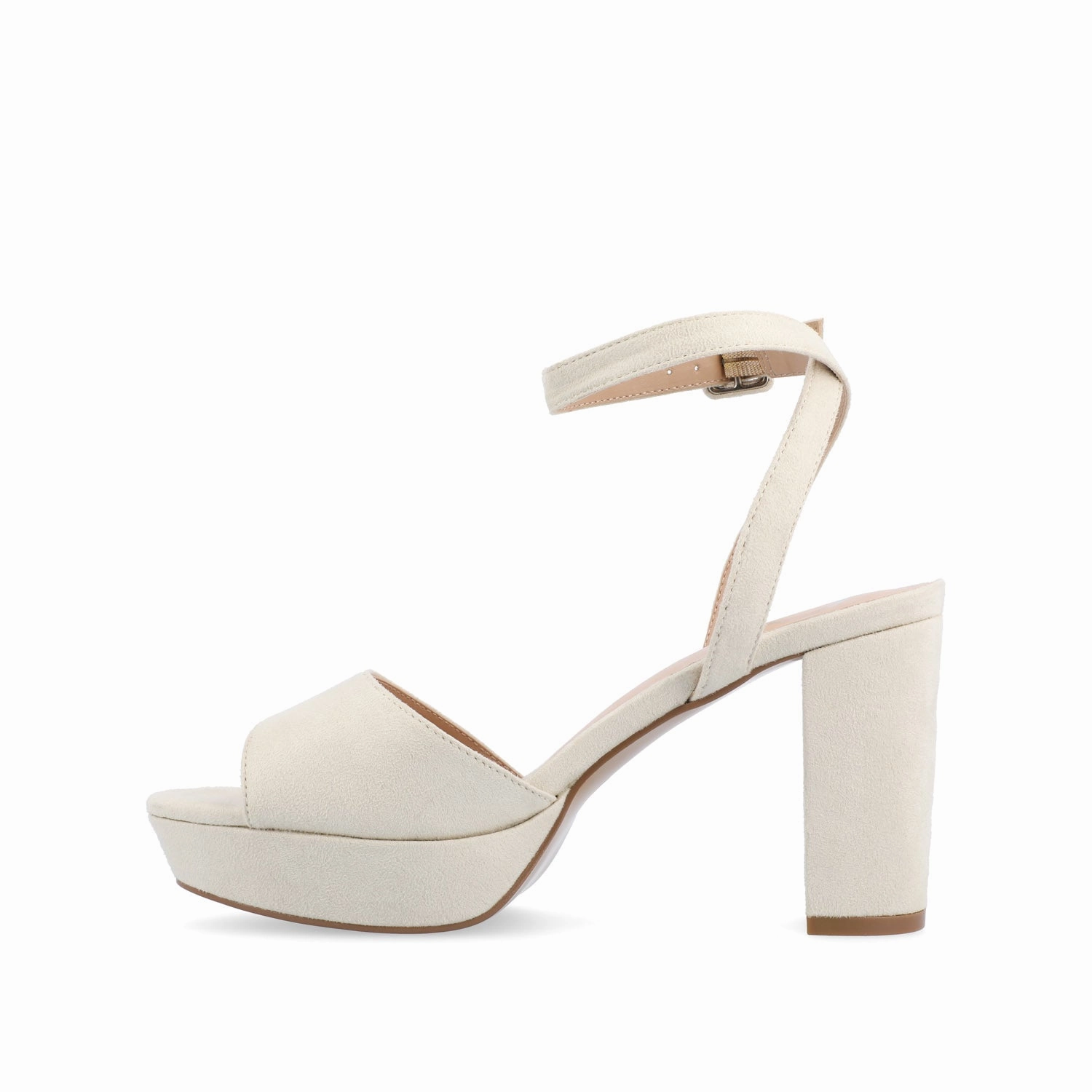 NAIRRI VEGAN LEATHER STRAPPY HEELS IN WIDE