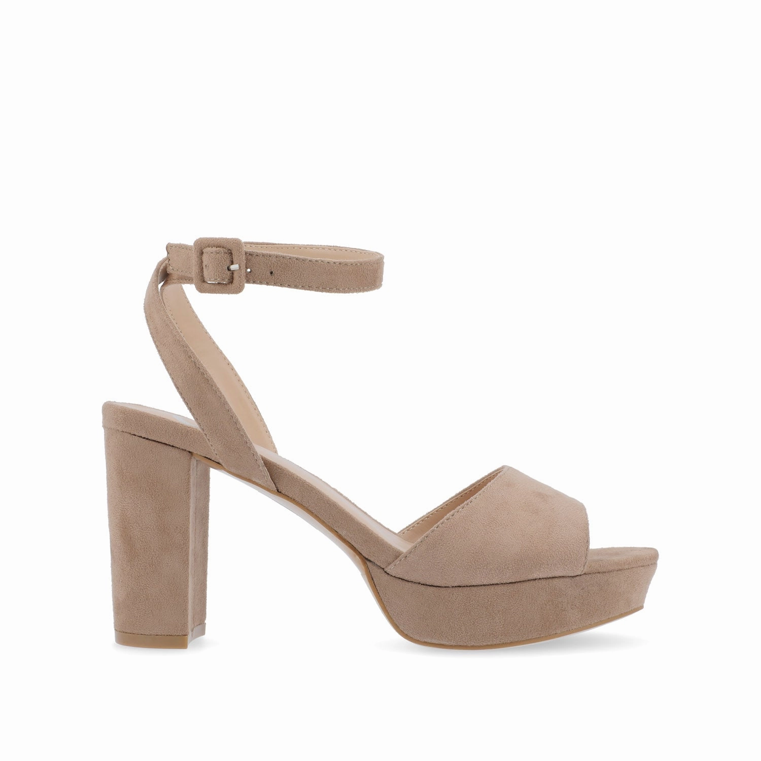 NAIRRI VEGAN LEATHER STRAPPY HEELS IN WIDE