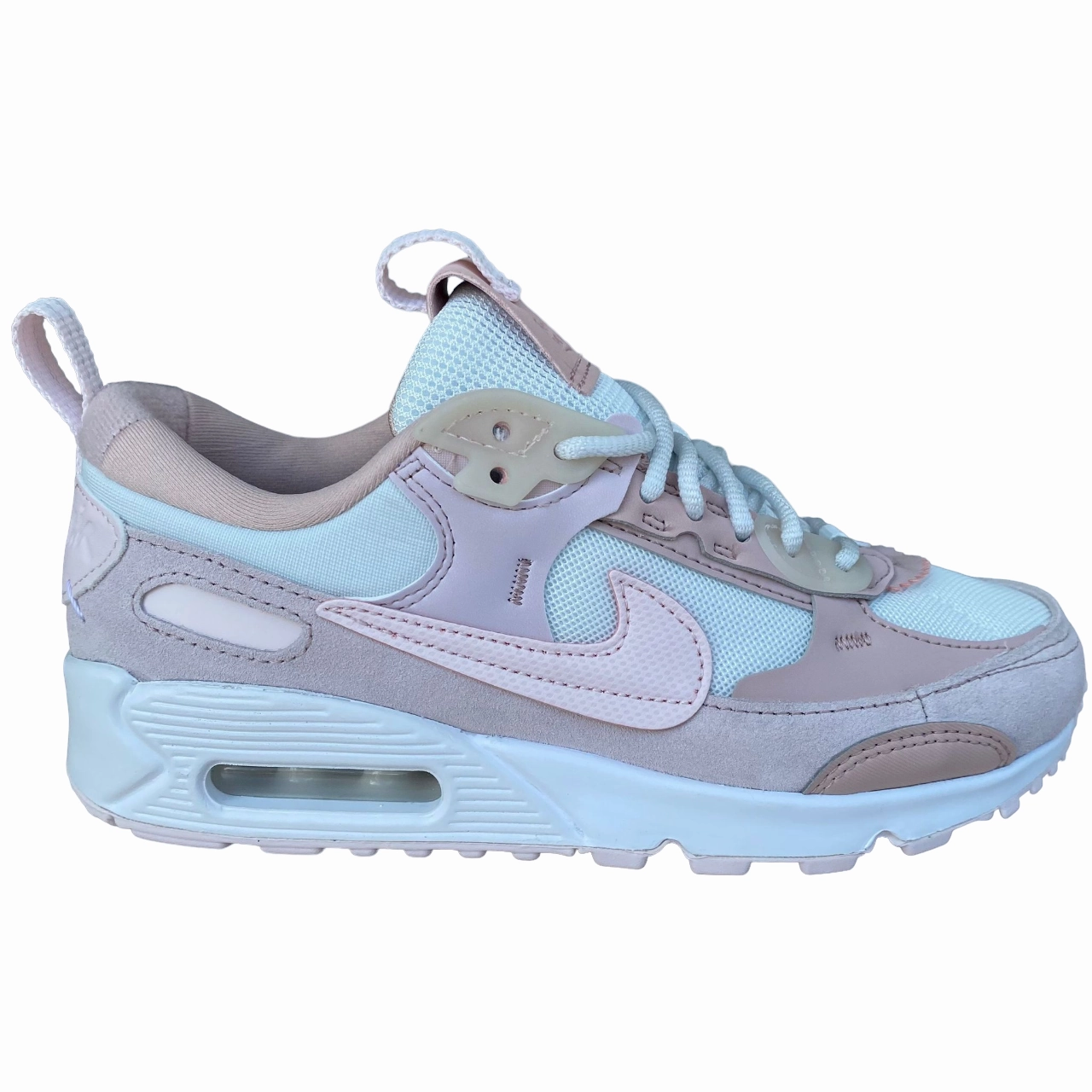  Nike scarpa sneakers da donna Air Max 90 Futura DM9922-104 bianco-rosa