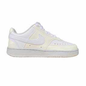  Nike scarpa sneakers da donna Court Vision Lo Next Nature DH3158-005 perla-bianco