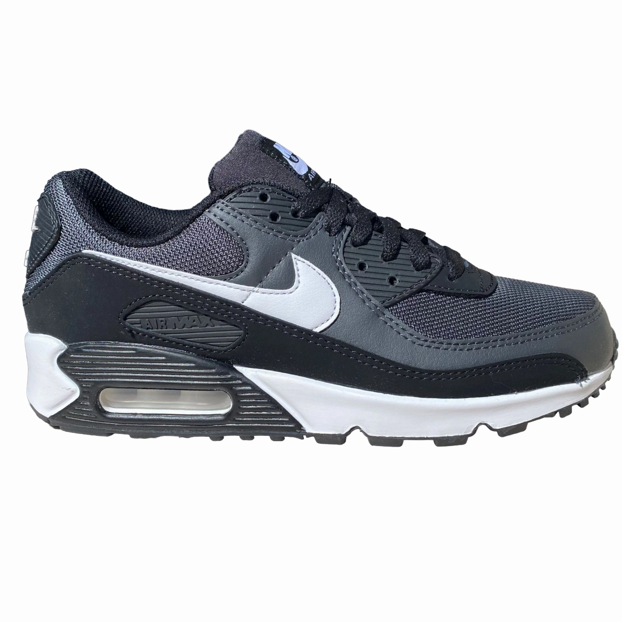  Nike scarpa sneakers da uomo Air Max 90 CN8490-002 grigio ferro-fumo-nero-bianco