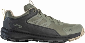 'Oboz' Men's Katabatic Low B-Dry WP Hiker- Evergreen Hiking Shoes That Don't Hurt Toes