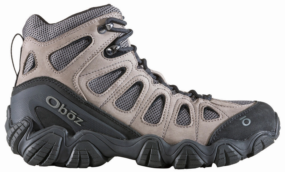'OBOZ FOOTWEAR' Men's Sawtooth II Mid - Ash Hiking Shoes Made In Europe