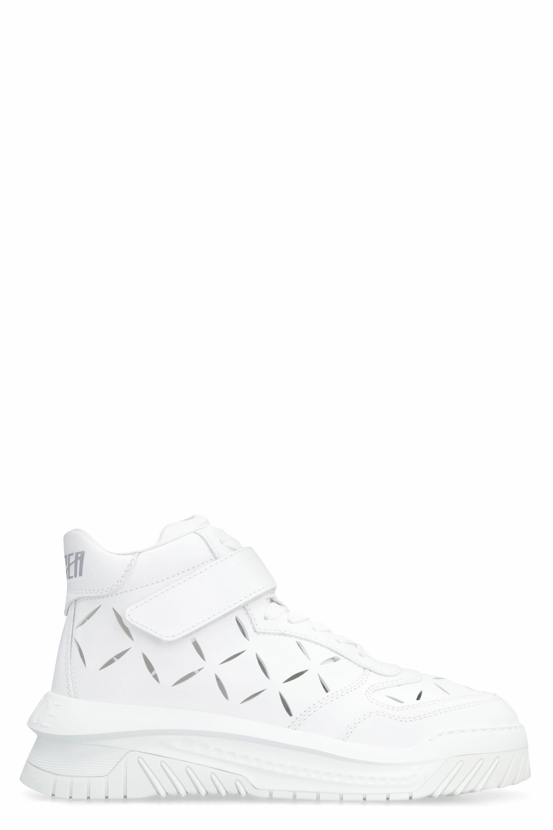  ODISSEA LEATHER HIGH-TOP SNEAKERS
