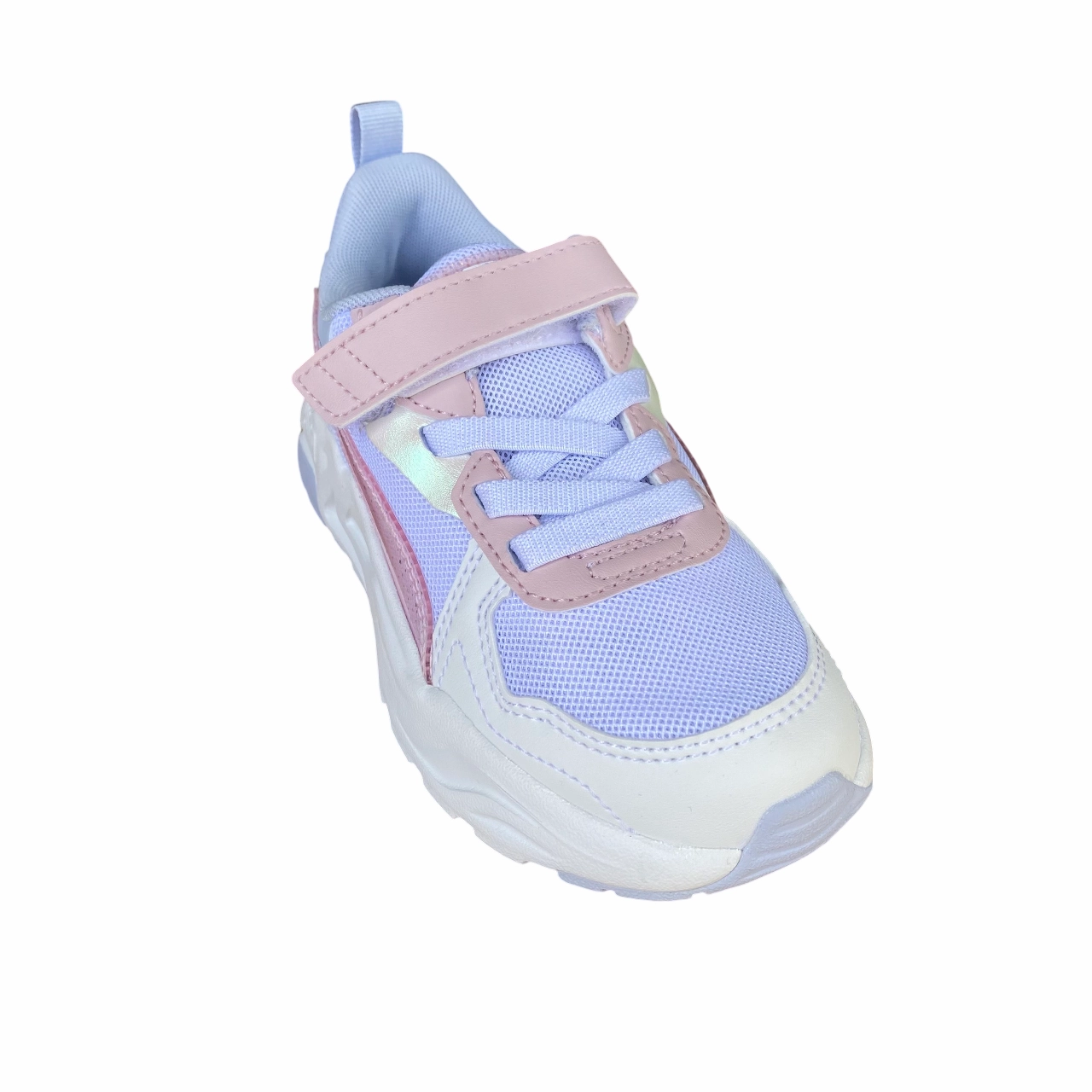 Puma scarpa sneakers da ragazza Trinity Lite Blurry 402266-01 bianco-malva