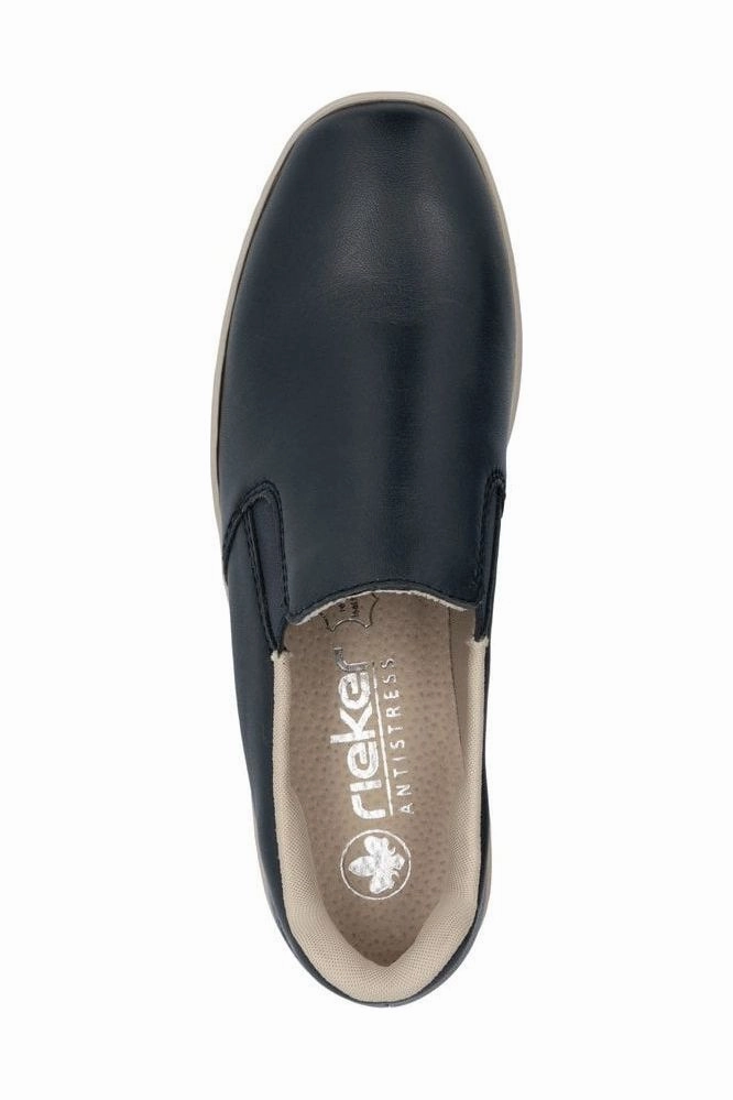 Rieker ladies wedge shoes 48761-14 in Navy