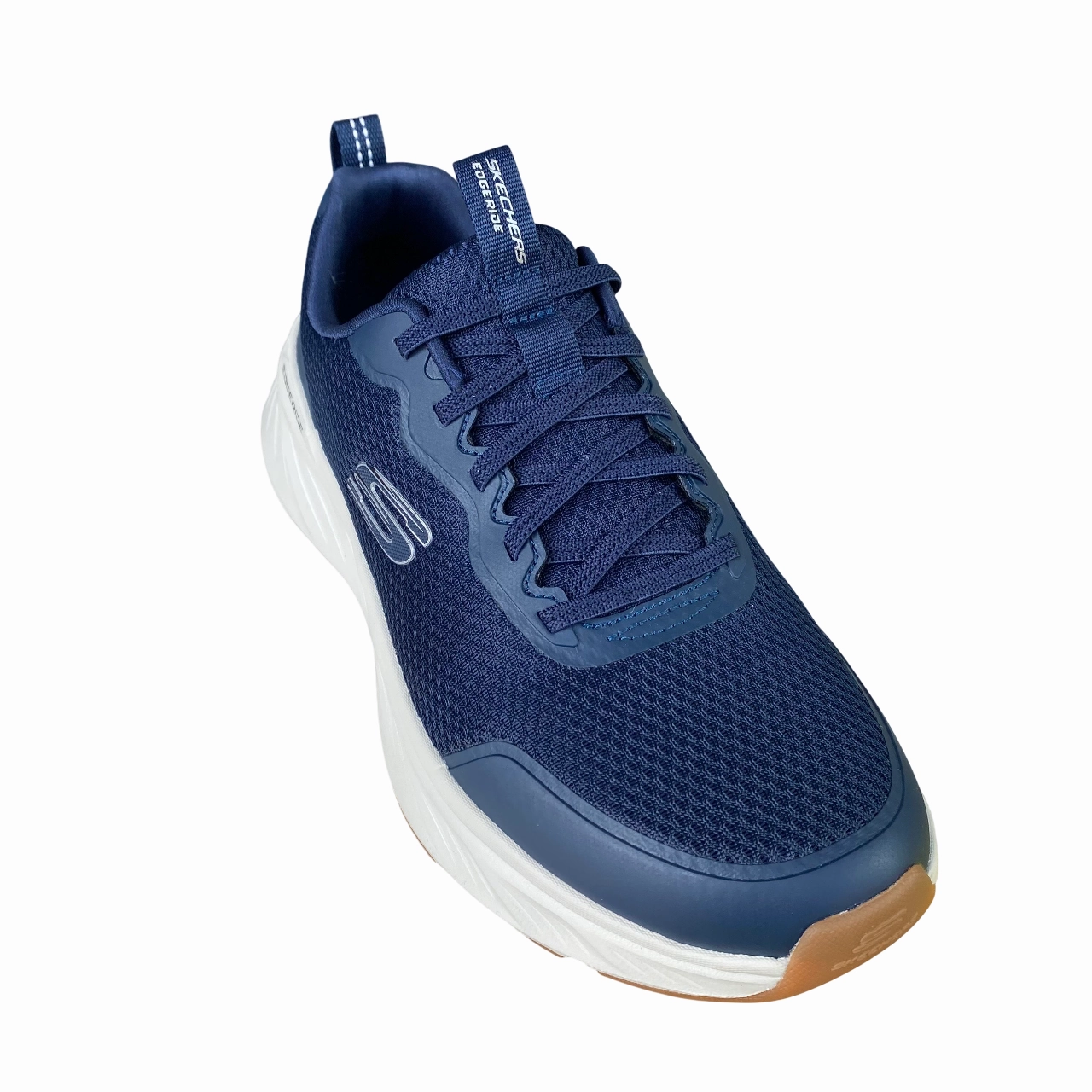 Skechers scarpa da sneakers da uomo Edgeride Rekze 232835/NVW blu-bianco