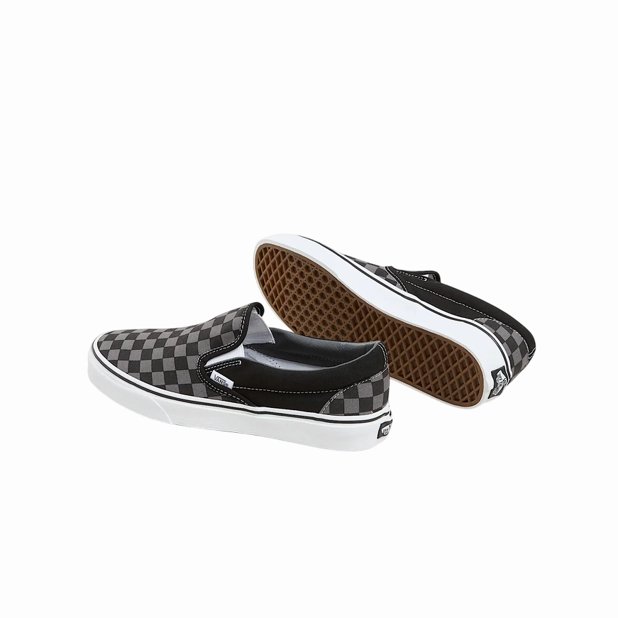 Vans Classic Slip-On Unisex Tela VN000EYEBPJ | Sneakers grigia a scacchi nera