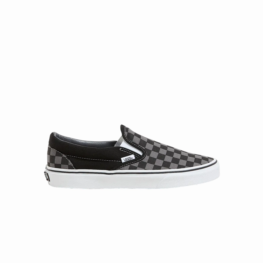  Vans Classic Slip-On Unisex Tela VN000EYEBPJ | Sneakers grigia a scacchi nera