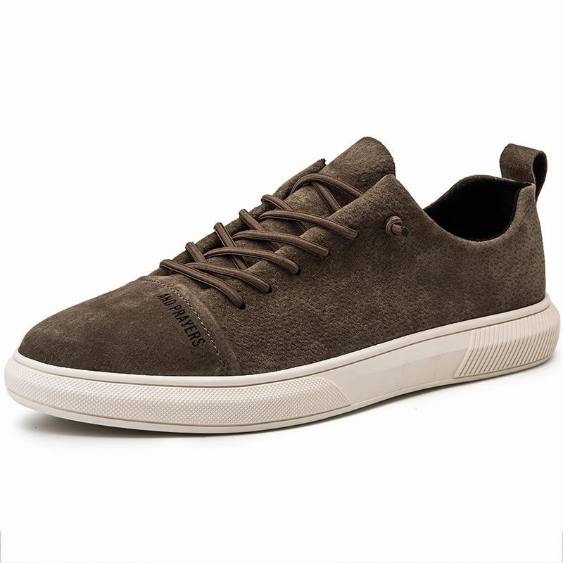 West Louis Designer British Style Suede Leather Sneakers