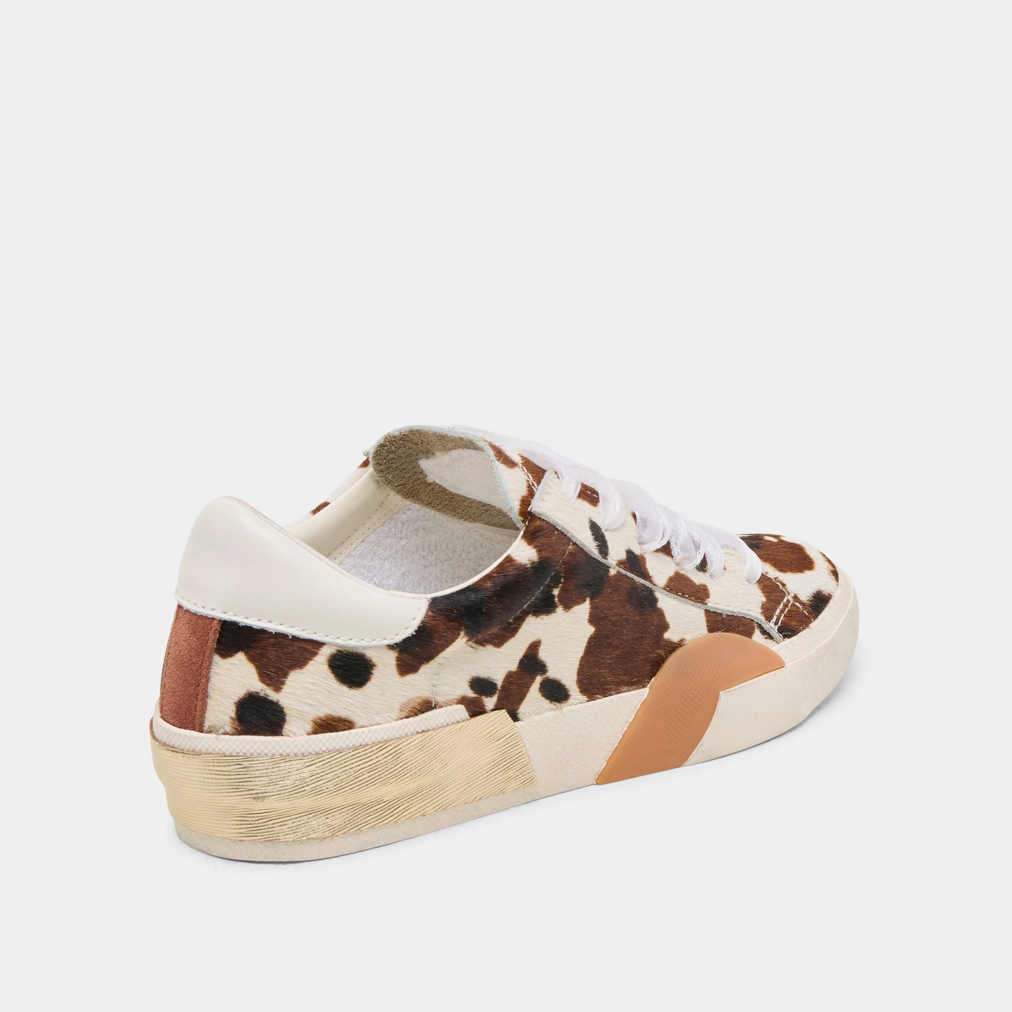 ZINA SNEAKERS COCOA TAURUS CALF HAIR