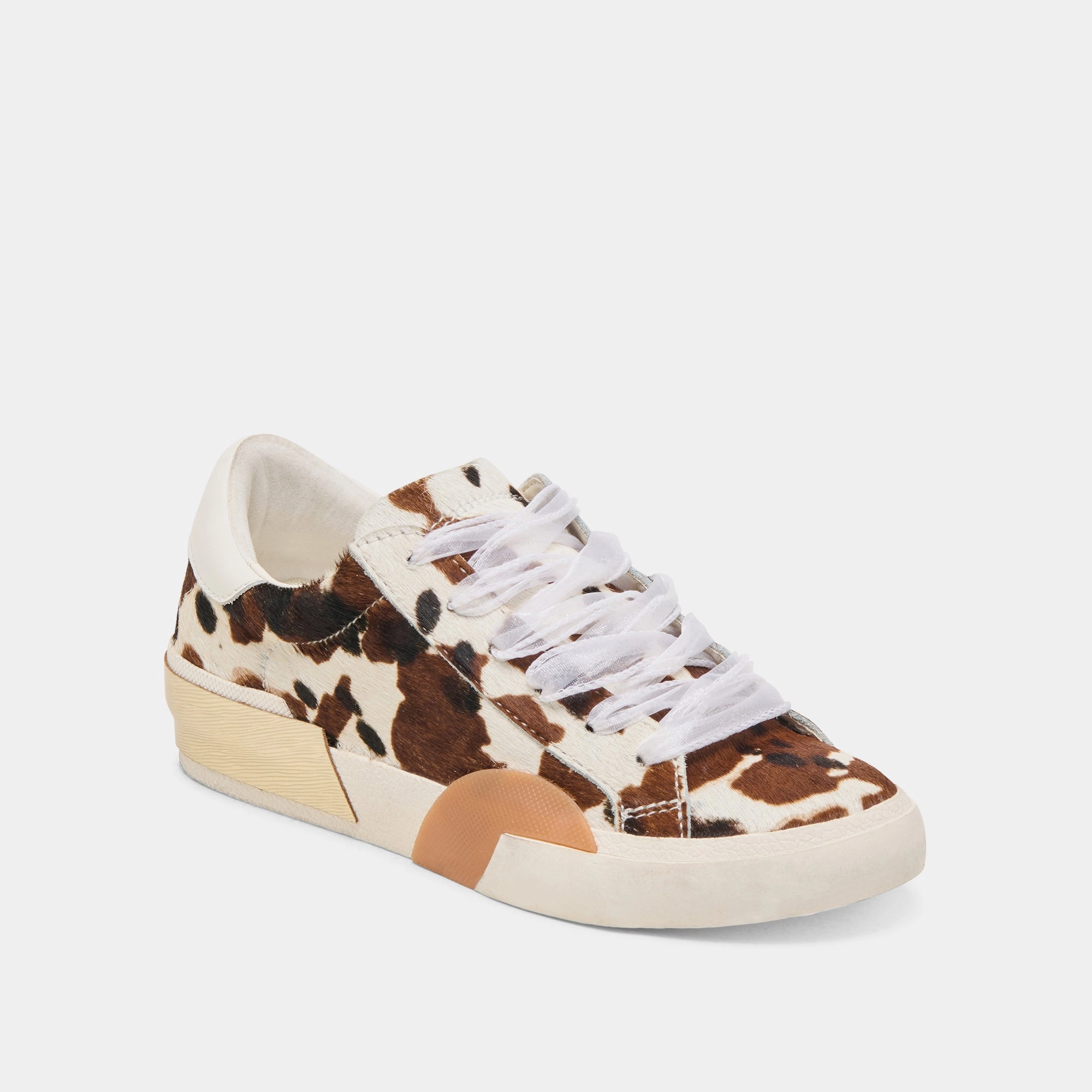 ZINA SNEAKERS COCOA TAURUS CALF HAIR