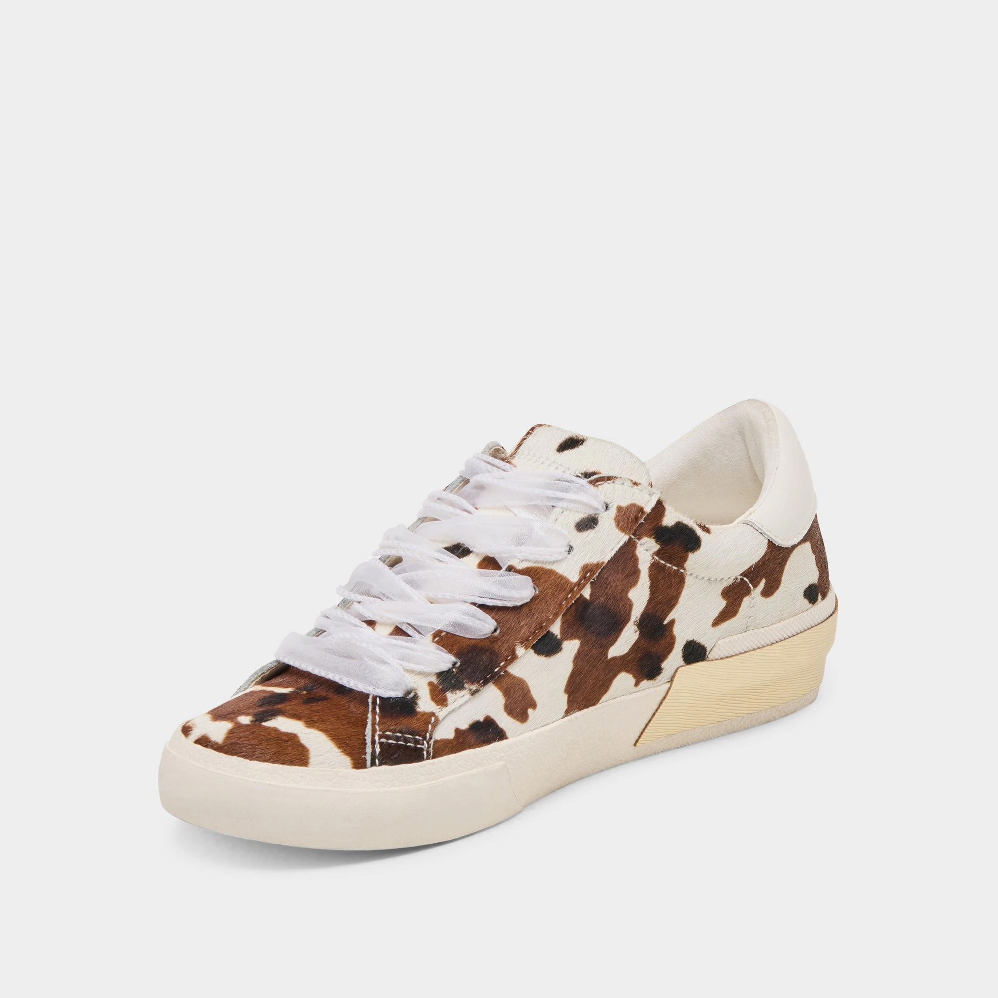 ZINA SNEAKERS COCOA TAURUS CALF HAIR