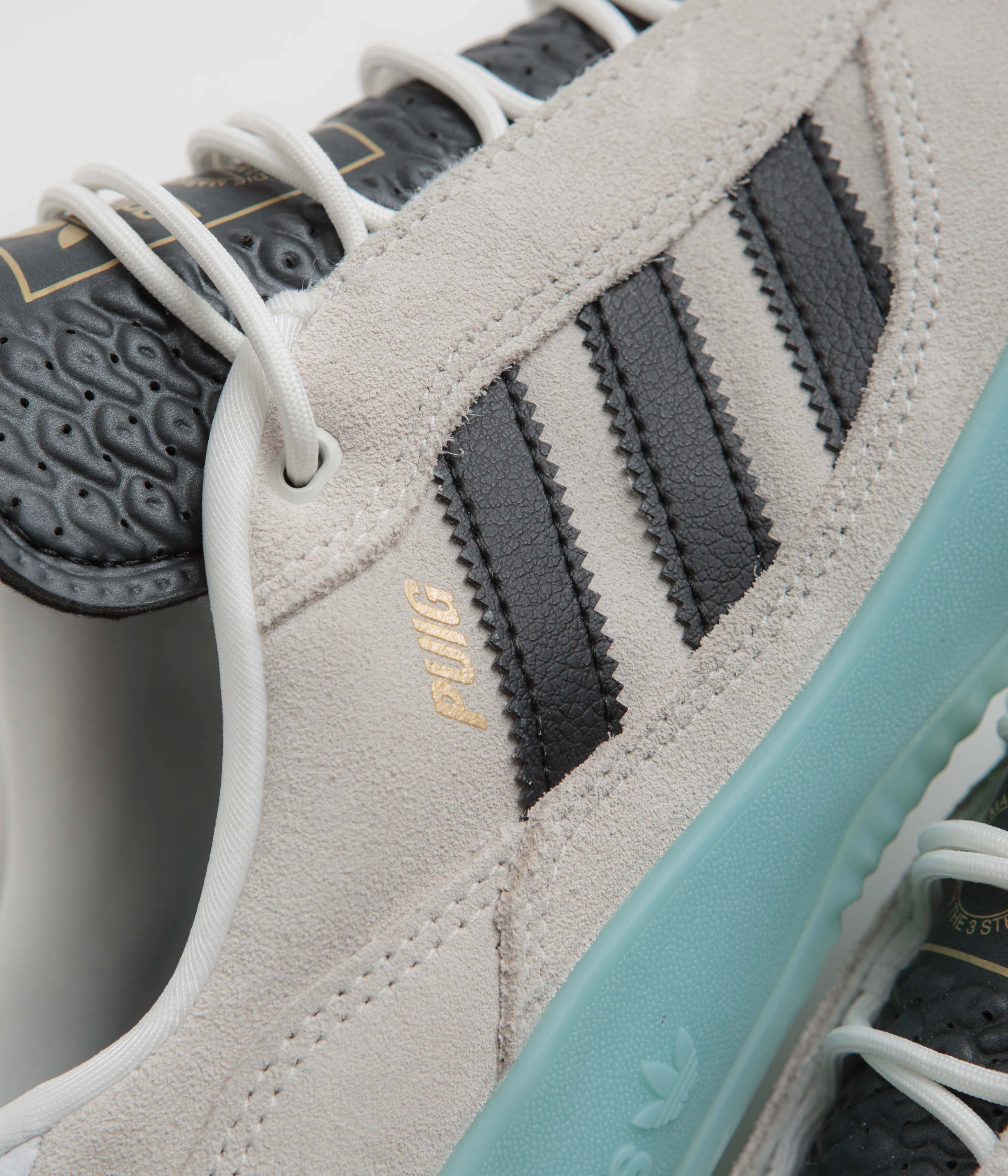 Adidas Shoes Most Popular Adidas Puig Shoes - Crystal White / Core Black / Light Aqua