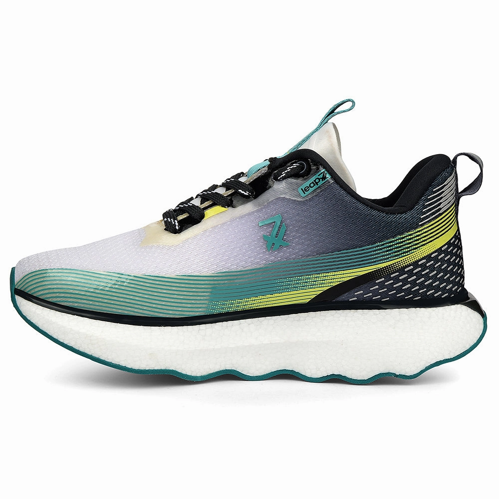 Cross Training Shoes India Leap7x Sea Green Sports Lacing Running Shoes For Men GHD-103 By Liberty