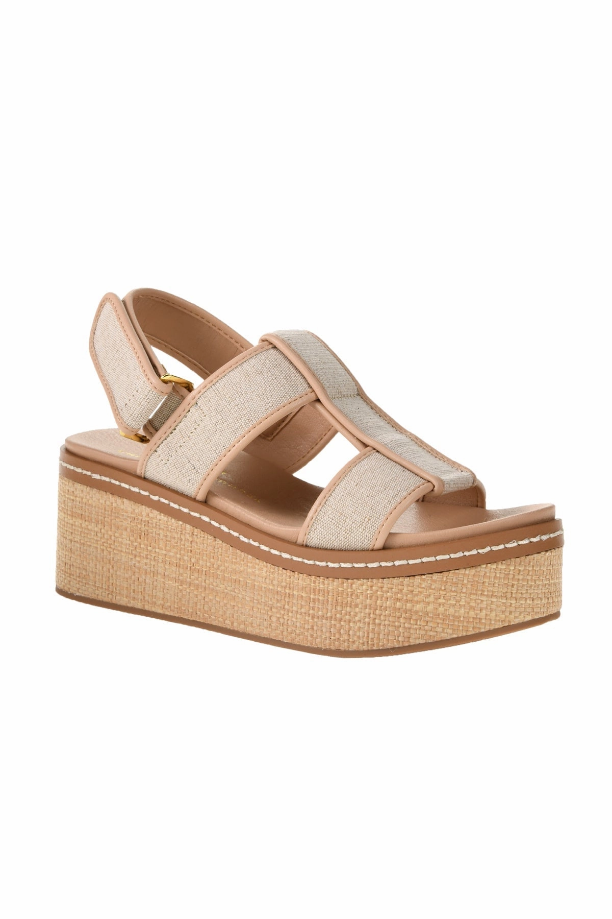 Coach Sandals Chinese Laundry Swell Natural Platform Wedge Sandals - FINAL SALE