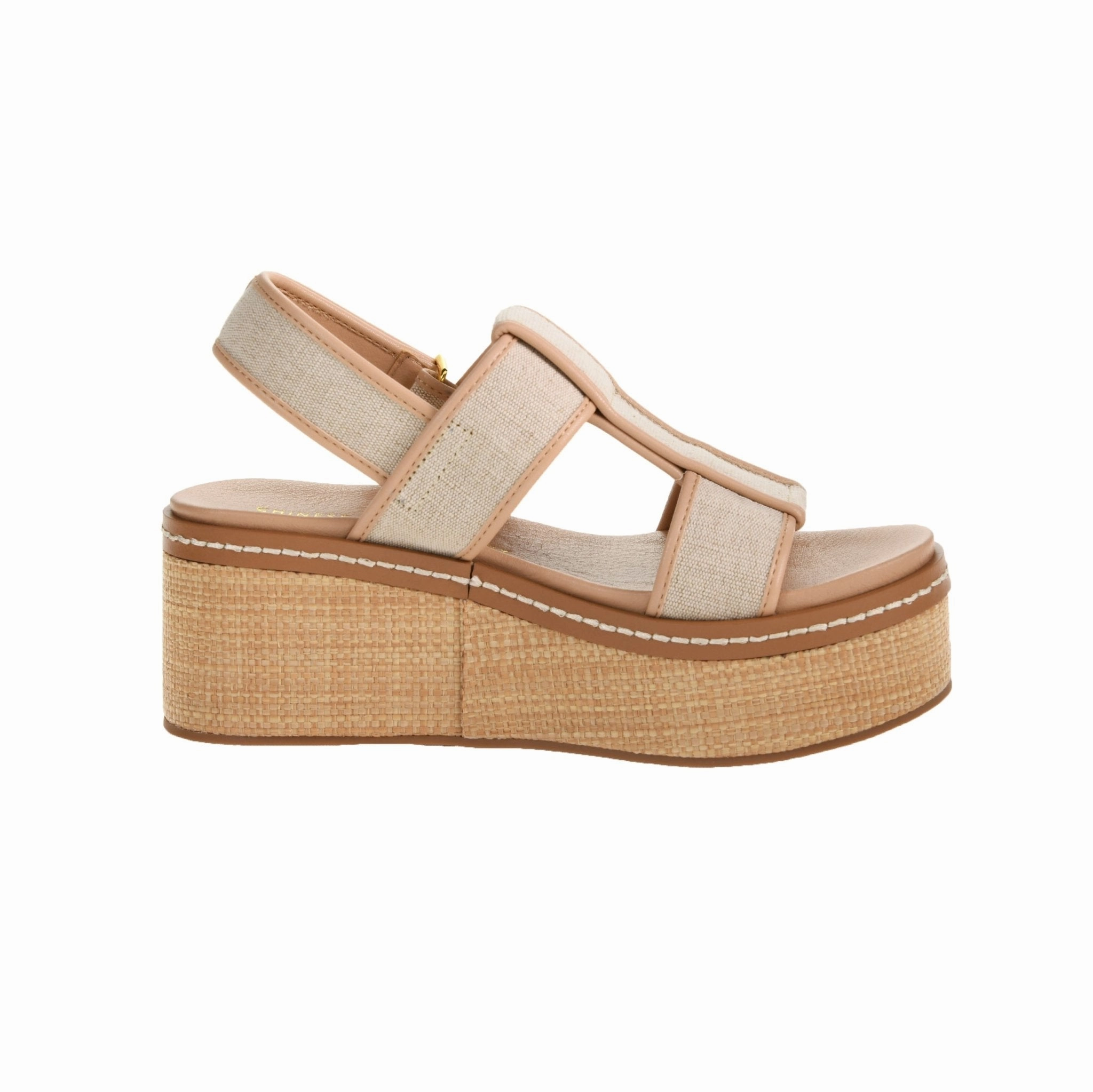 Chinese Laundry Swell Natural Platform Wedge Sandals - FINAL SALE Sandals Infant