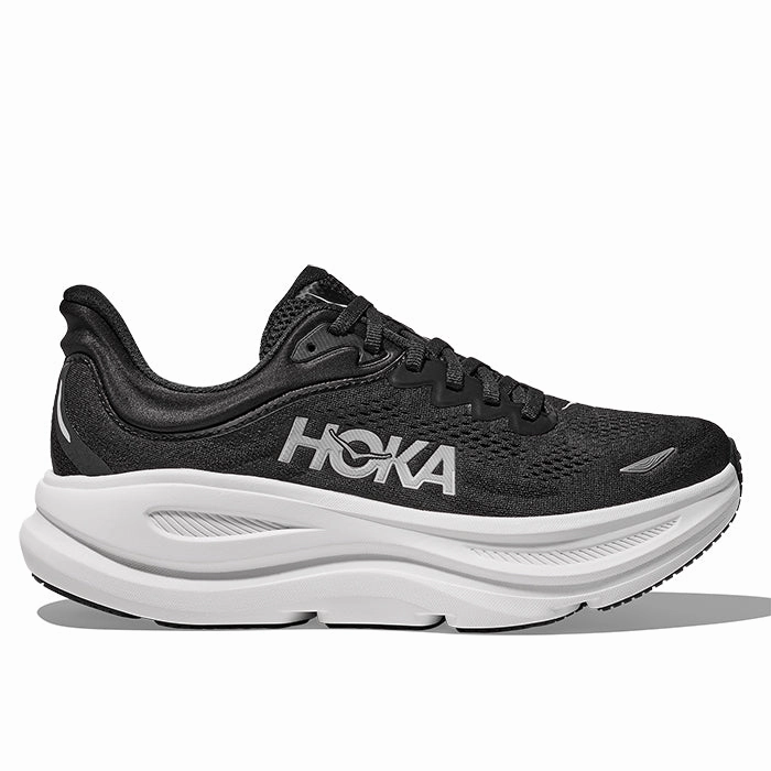 Shoes Windsor Womens Hoka Bondi 9 Wide in Black/White