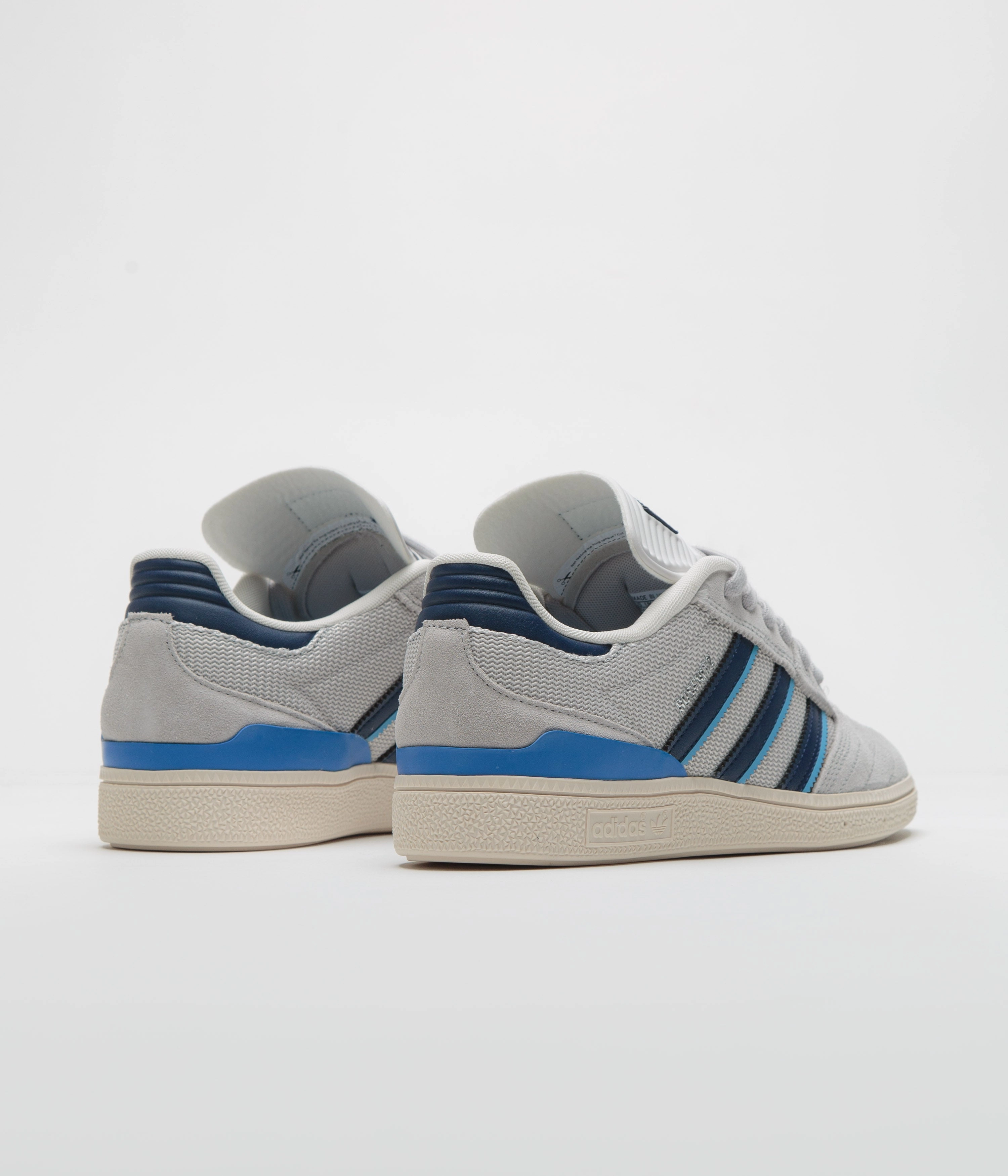 Adidas Busenitz Shoes - Grey Two / Dark Blue / Chalk White Adidas Stan Smith Platform Shoes