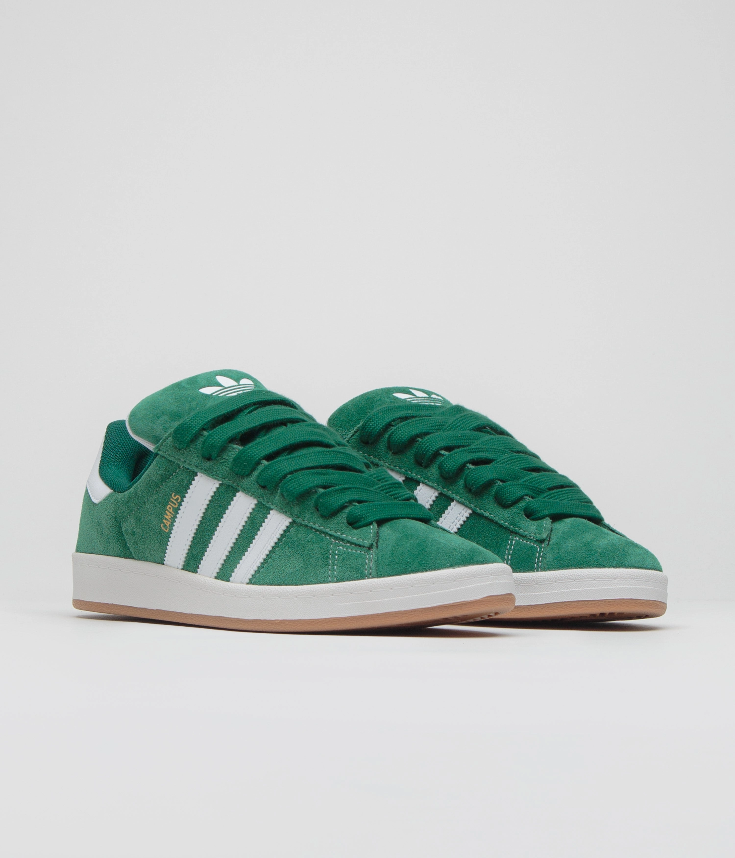Swift Run Running Shoe Adidas Adidas Campus ADV Shoes - Collegiate Green / FTWR White / Gold Metallic