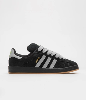 Adidas Campus Shoes - Core Black / Grey Two / Gold Metallic Adidas Rivalry Shoes