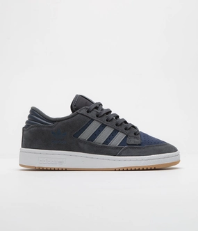 Adidas Referee Shoes Adidas Centennial 85 Low ADV Shoes - Carbon / Grey Three / Collegiate Navy
