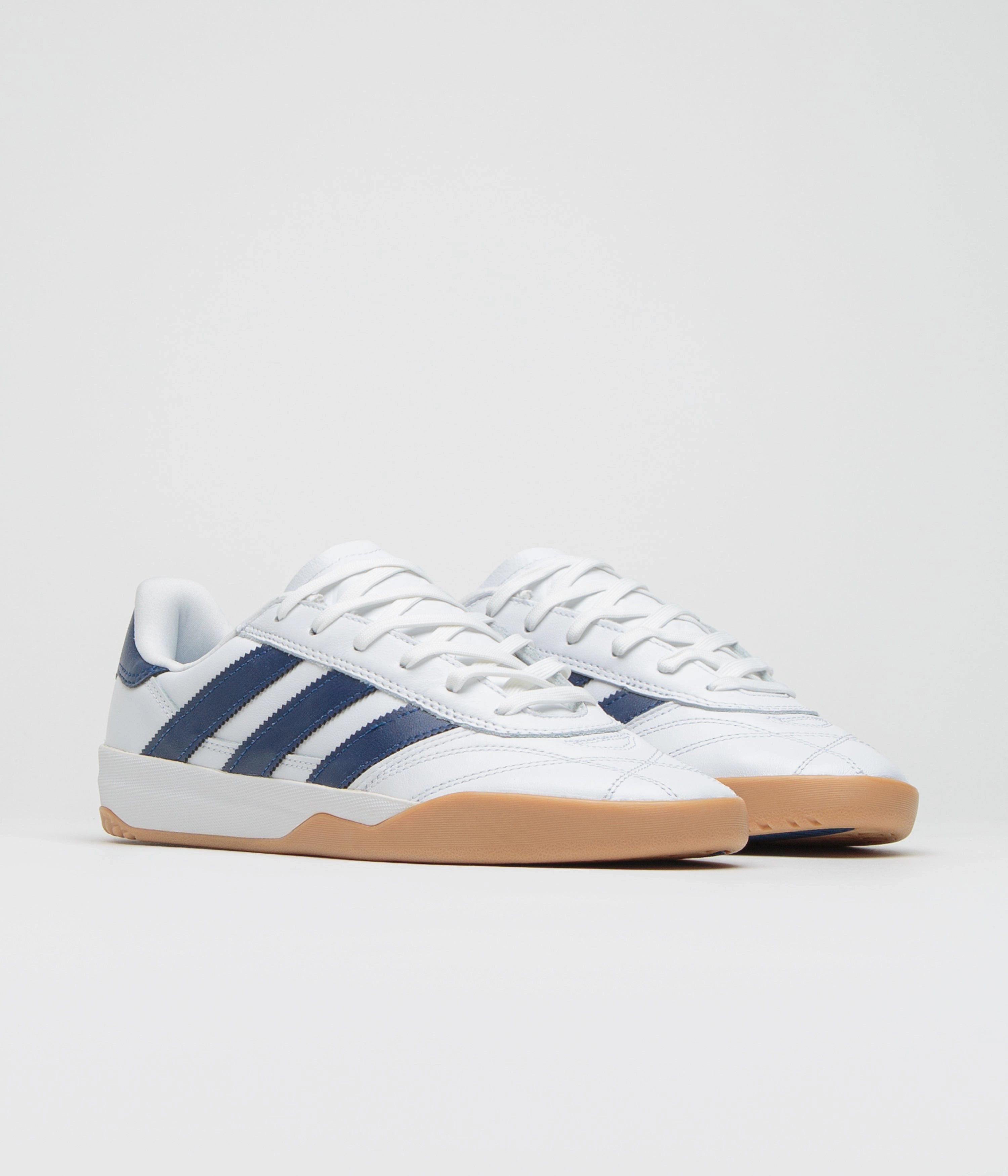 Adidas Unisex-child Goletto Viii Firm Ground Soccer Shoe Adidas Copa Premiere Shoes - FTWR White / Dark Blue / Gum3