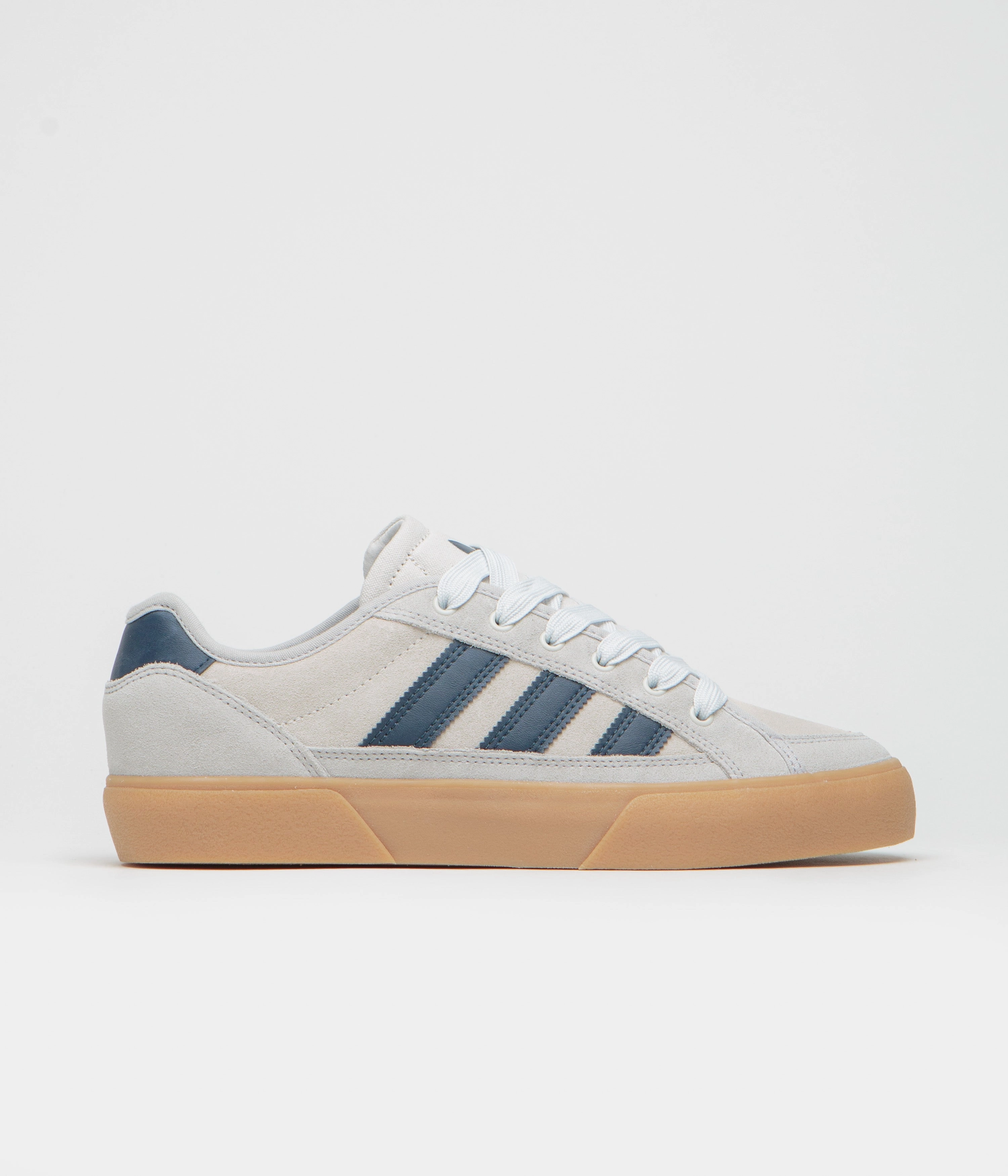 Adidas Court TNS Premiere Shoes - Grey Two / Collegiate Navy / Gum 3 Adidas Maison Margiela Shoes