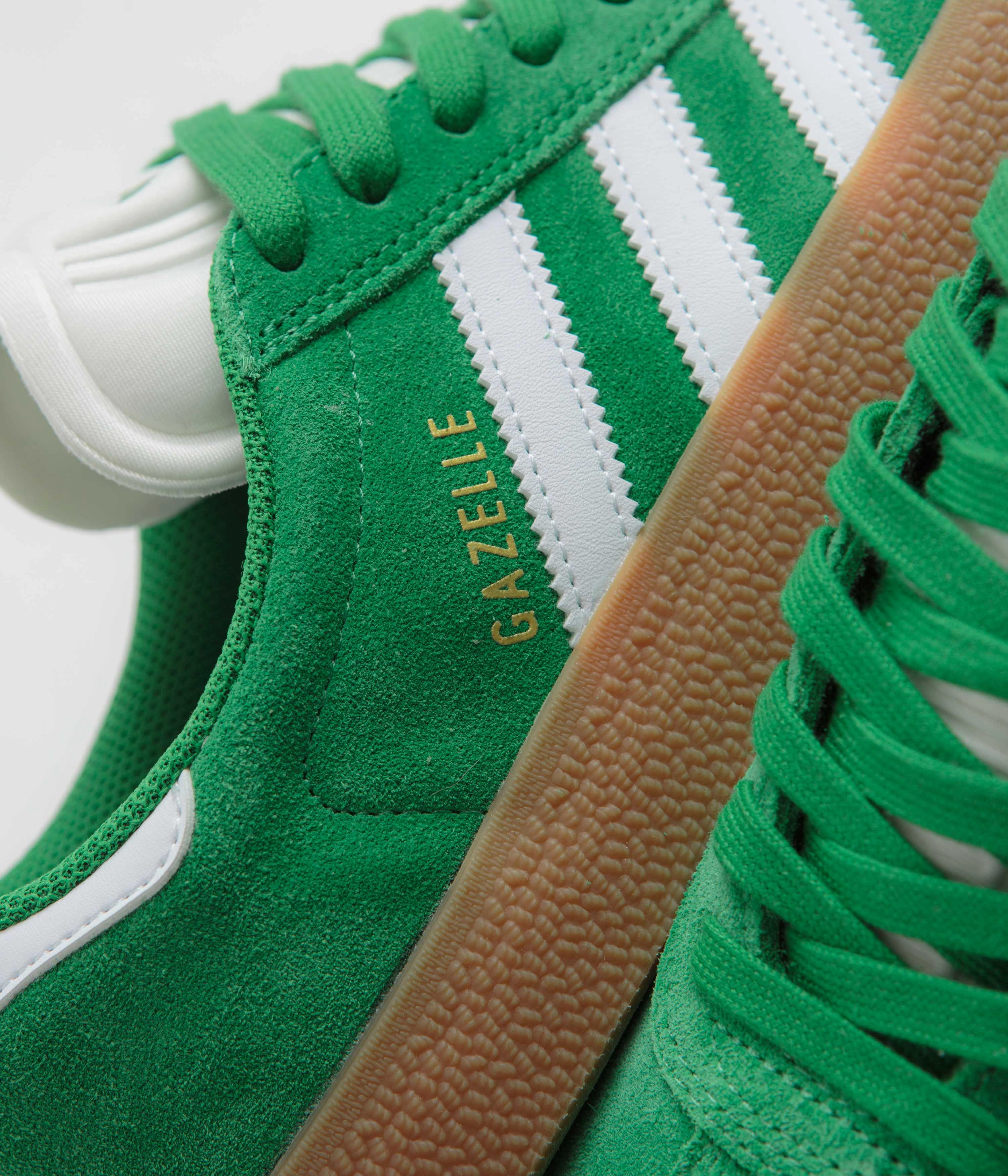 Adidas Shoes With Discount Adidas Gazelle ADV Shoes - Green / Cloud White / Gold Metallic
