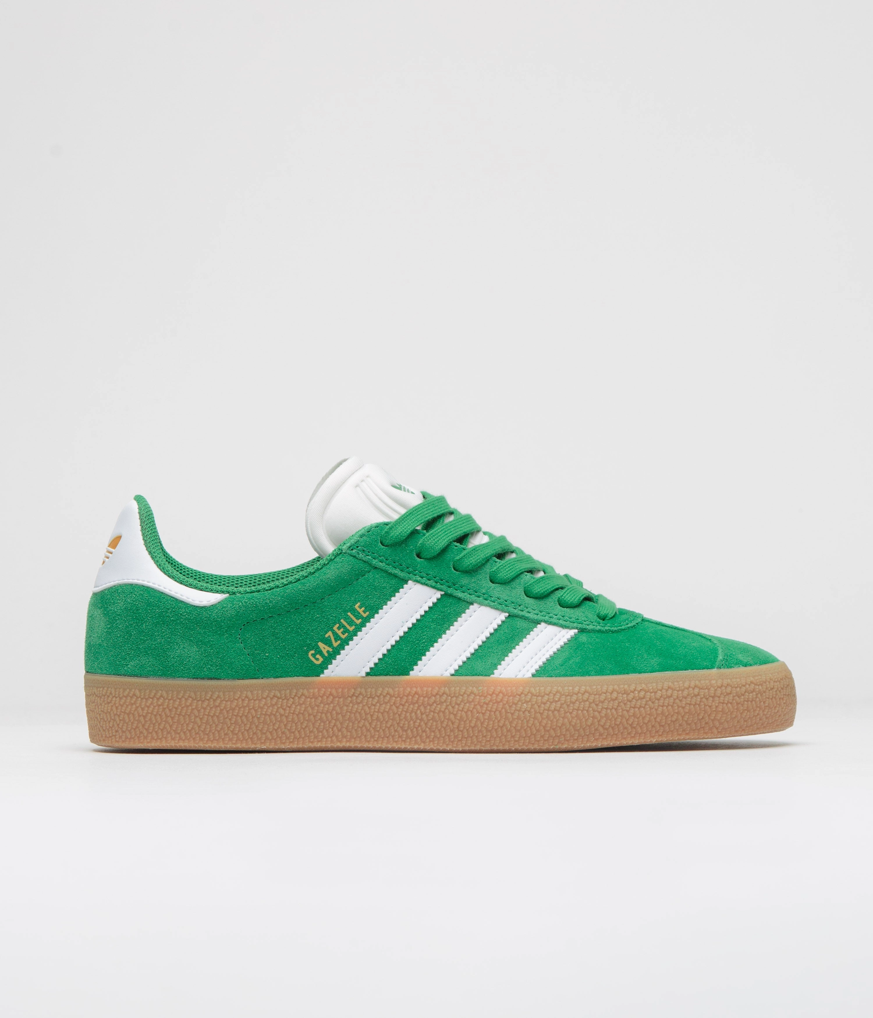 Adidas Samoa Vintage Shoes Adidas Gazelle ADV Shoes - Green / Cloud White / Gold Metallic